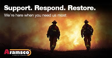 Aramsco Disaster Support for floods, fires, hurricanes, and freezes.